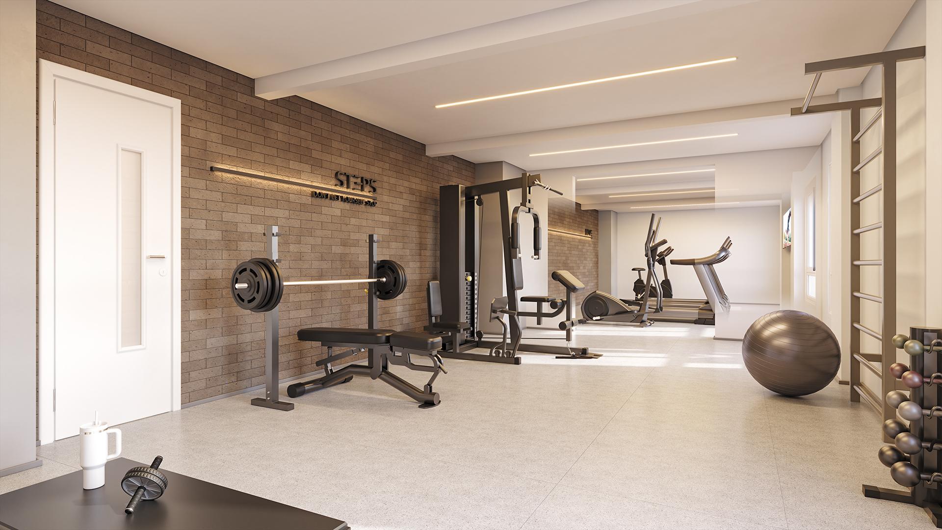 PERSPECTIVA ILUSTRADA DO FITNESS