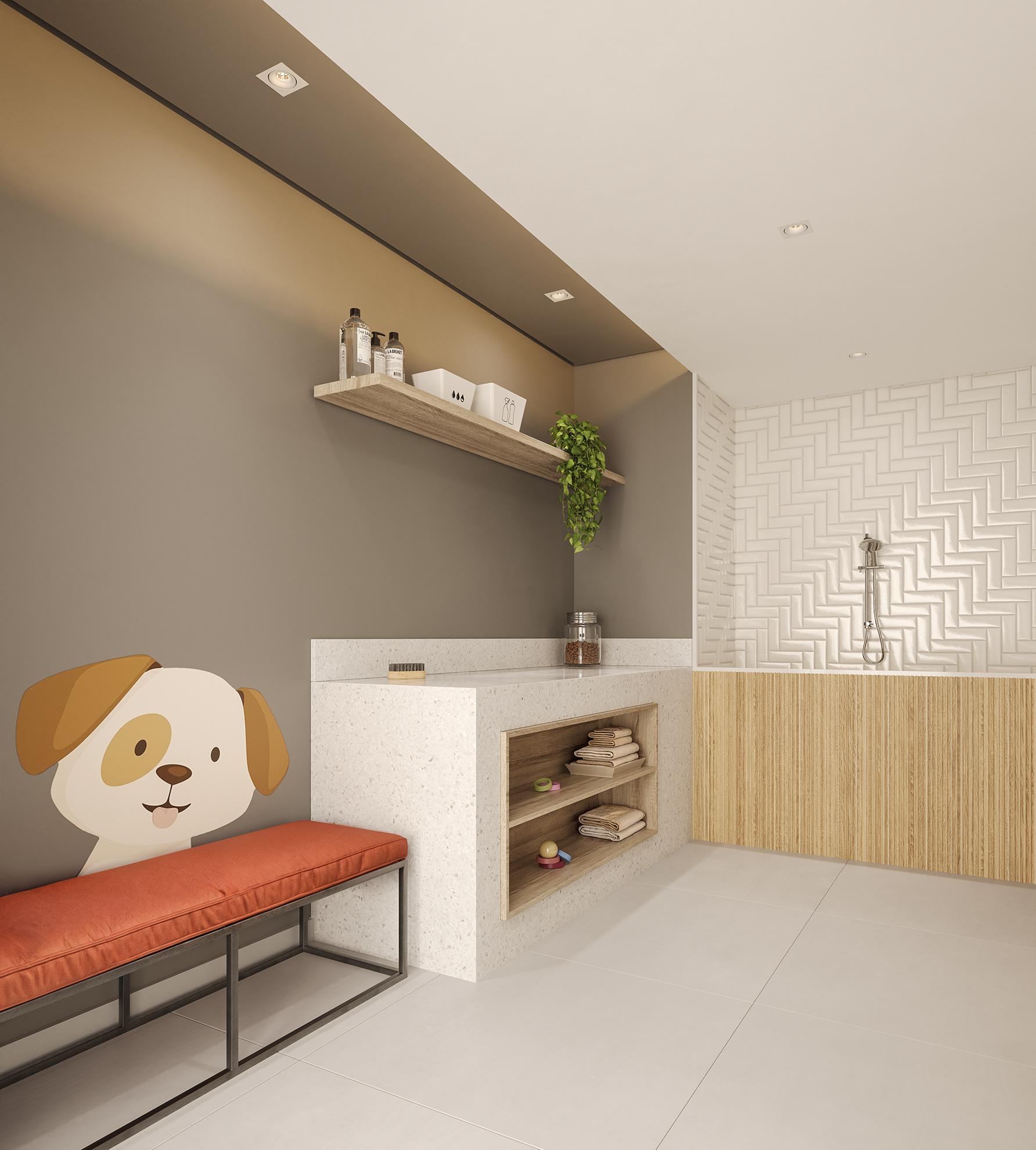 PERSPECTIVA ILUSTRADA DO PET CARE