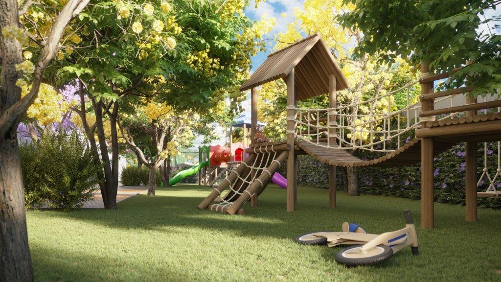 PERSPECTIVA ILUSTRADA DO PLAYGROUND DE 6 A 12 ANOS
