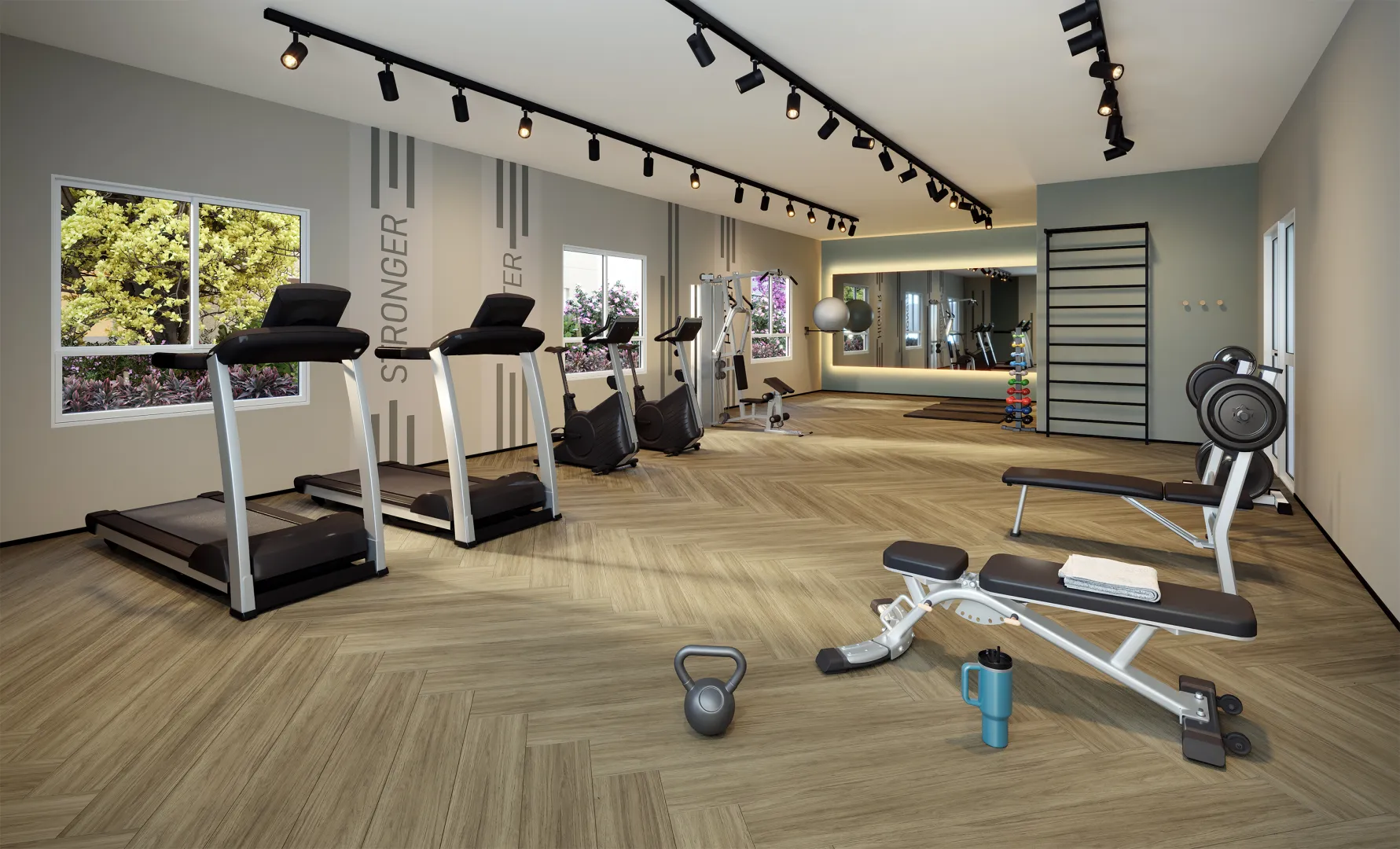 PERSPECTIVA ILUSTRADA DO FITNESS